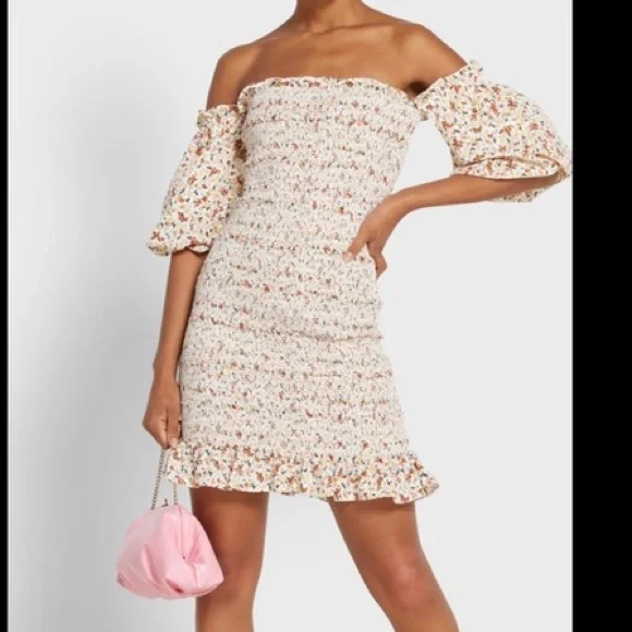 topshop off the shoulder ruffle dress Topshop - Amalfi Slip Dress - Women - Chiffon - 14 US